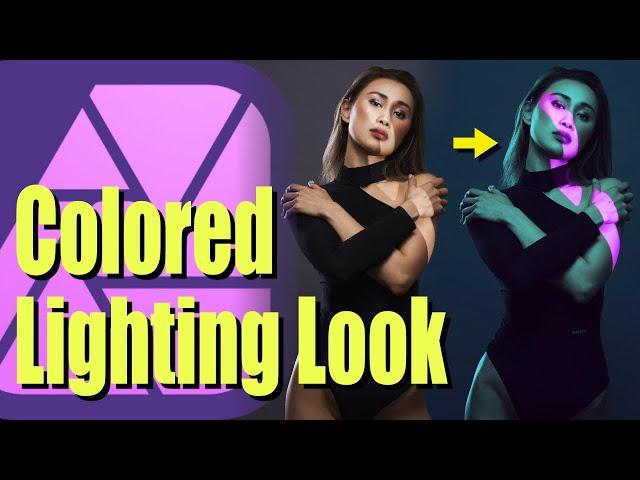 Colored Lighting effect in Affinity Photo