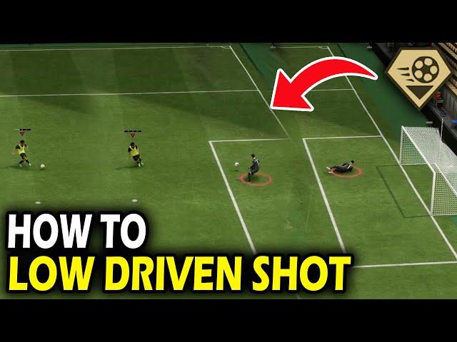 How to do Low Driven Shot in FC 25