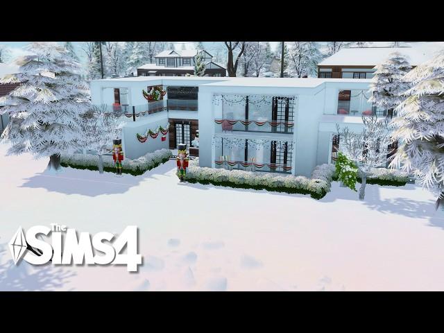 Modern Christmas Home Sims 4 Stop Motion