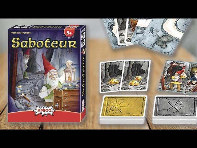 SABOTEUR - Spielregeln TV (Spielanleitung Deutsch) - Amigo Spiele