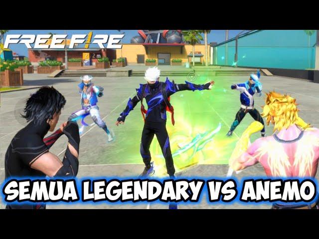 FILM PENDEK FREE FIRE! SEMUA LEGENDARY VS ANEMO STROMER !