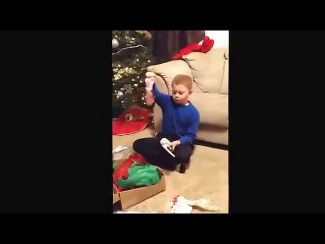 Xbox one Christmas gift prank on 7 year old son