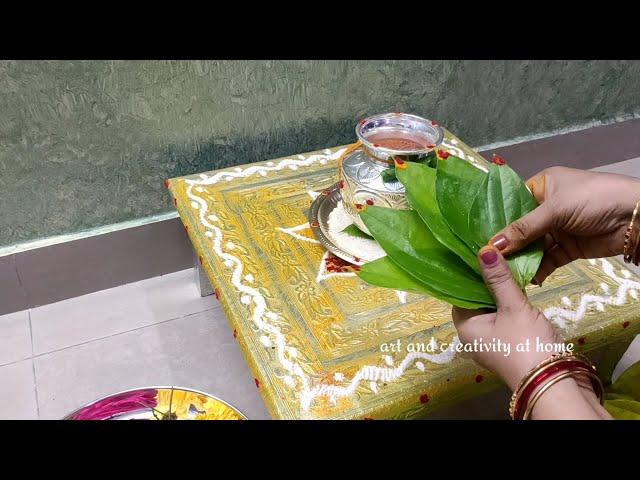 Simple Varalakshmi pooja at home | Varalakshmi pooja Vidhanam | Kalasam decoration