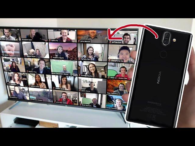 How to Connect Phone to Smart TV for Zoom (Free)