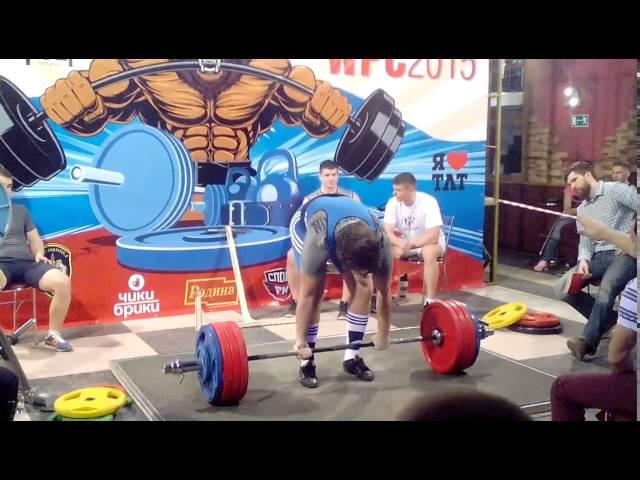 Reva Anton RAW Deadlift 1st attempt - 220 kg