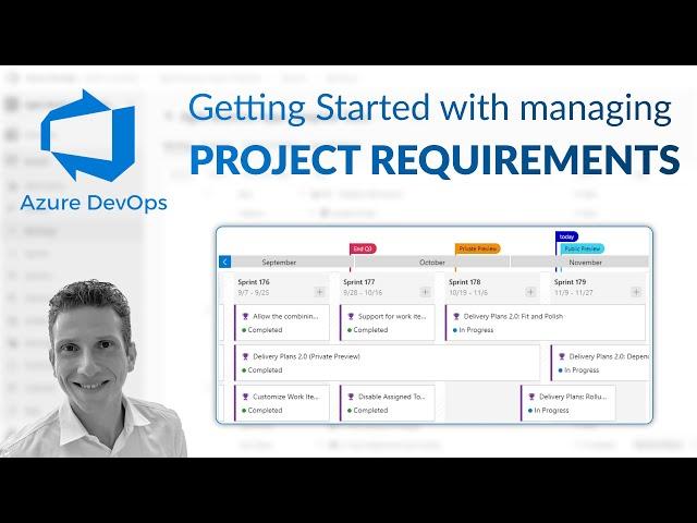 Azure DevOps - GETTING STARTED with managing PROJECT REQUIREMENTS - Tutorial for beginners