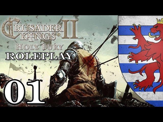 Let's Play Crusader Kings 2 II Holy Fury | CK2 Roleplay Gameplay | Lusignan Dynasty Episode 1