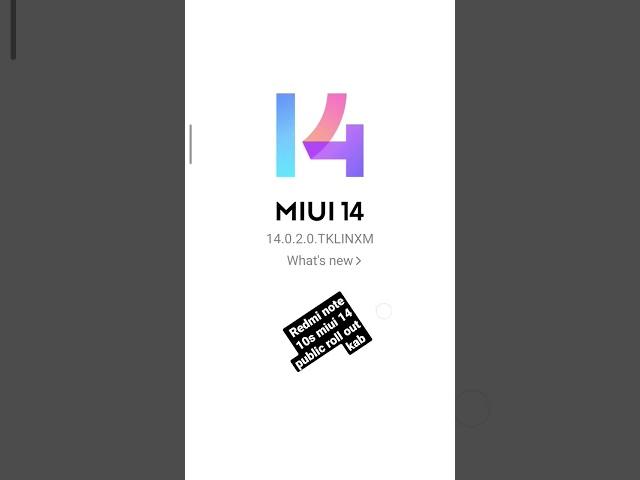 redmi Note 10s miui 14 public roll out #devkishan #devkishan_tech #redmi10s #pleasesupport