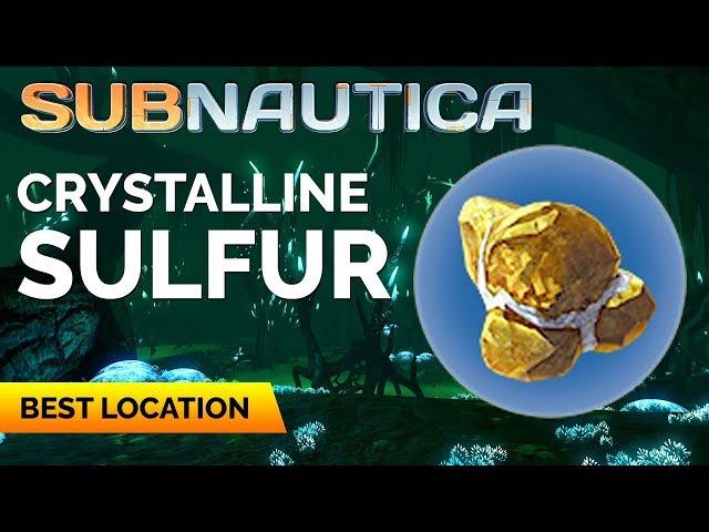 Subnautica Where to find Crystalline Sulfur