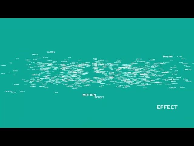 Word Cloud Animation in After Effect