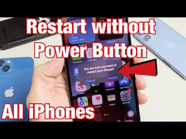 All iPhones: How to Restart without Power Button (Broken Power Button?)