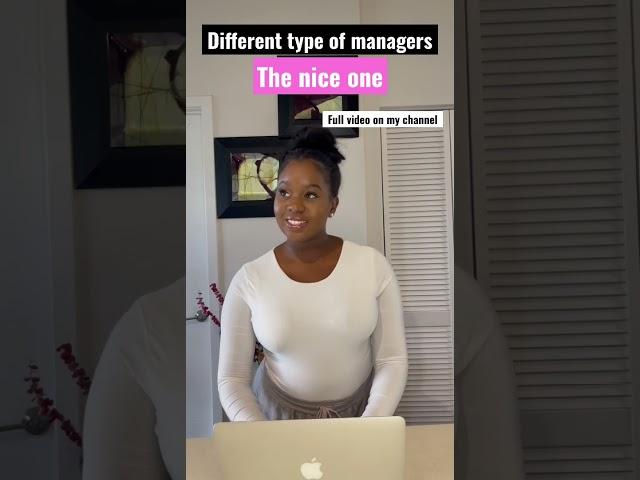 Different type of managers | Sabrina Cazeau #actress #comedy #acting #shorts #manager