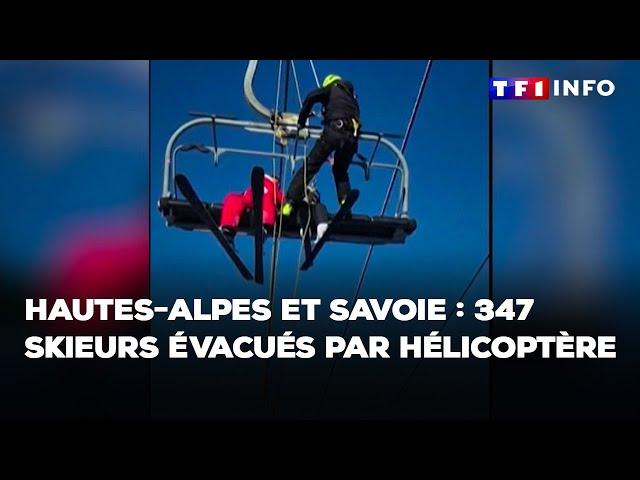 Hautes-Alpes et Savoie : 347 skieurs évacués par hélicoptère｜TF1 INFO