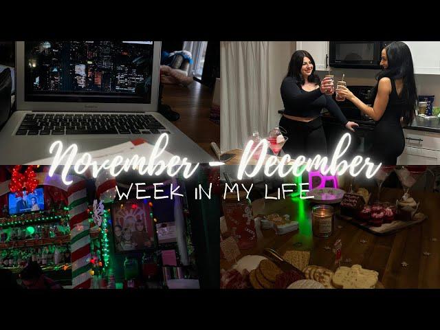 WEEK IN MY LIFE | NOVEMBER - DECEMBER | FRIENDMAS & CHRISTMAS