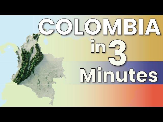 Colombia's Geography Explained in under 3 Minutes