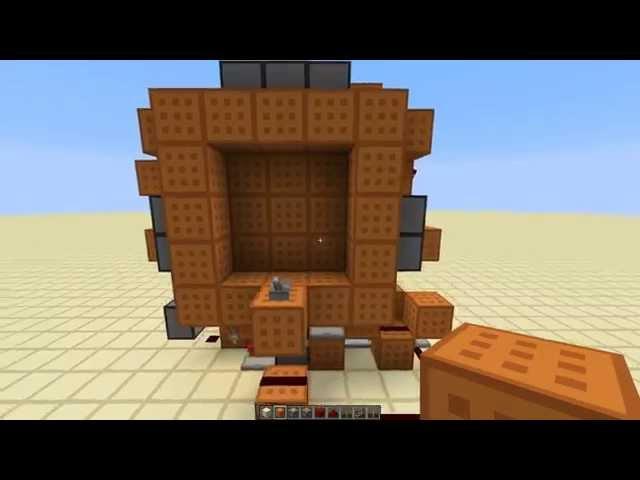 Minecraft - 3x3 Spiral Door For 1.8 [Tutorial]