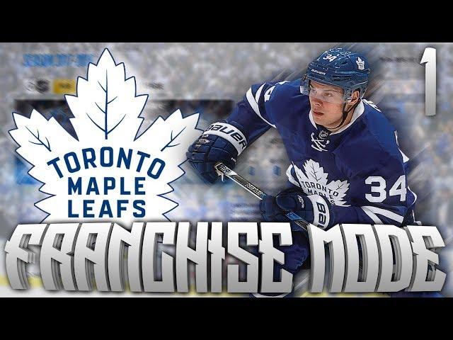 NHL 18 Maple Leafs Franchise Mode #1 - City of the young stars!