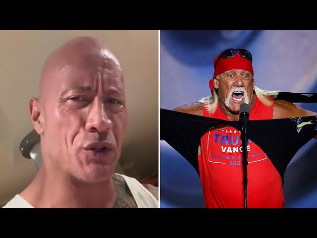 The Rock REACTS to Hulk Hogan's Trump Speech at Republican National Convention