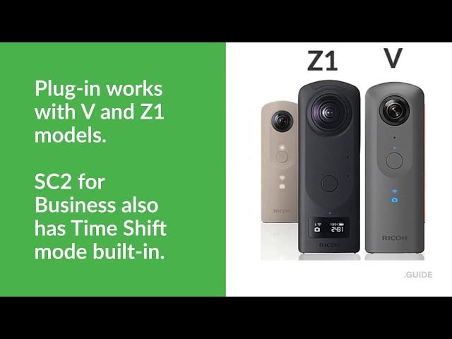 RICOH THETA Time Shift Shooting - Make Photographer Invisible When Using Shutter Button