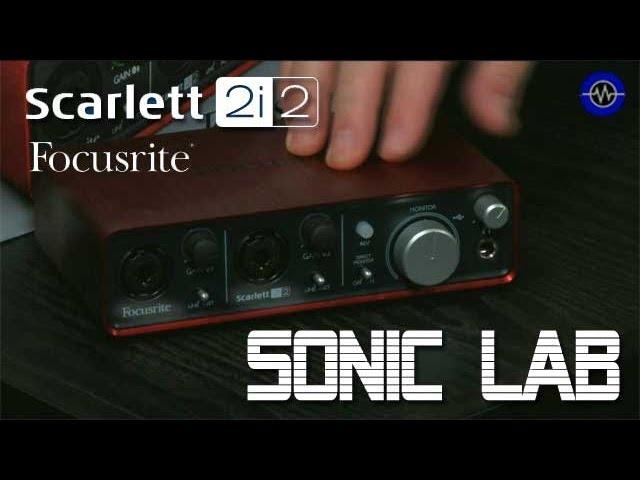 Focusrite Scarlett 2i2 96khz USB Audio Interface - Sonic LAB