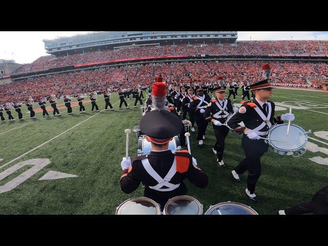 [4K] Drummer's POV: Ohio State Marching Band GoPro Madness!