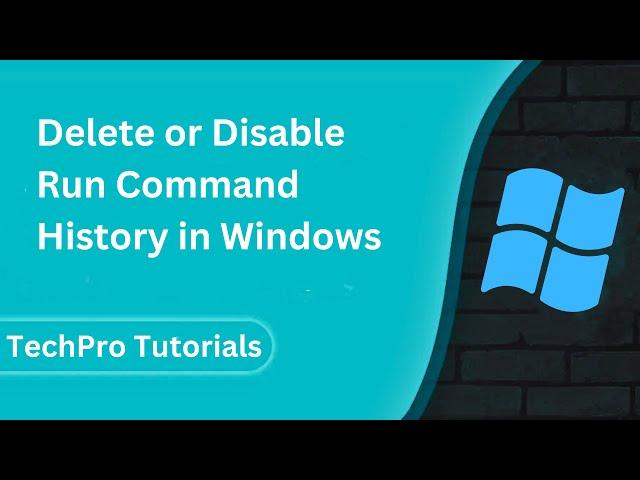 How To Delete or Disable Run Command History in Windows 11