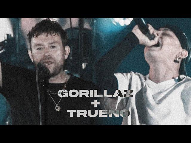 Gorillaz ft. TRUENO | Clint Eastwood FREESTYLE | Lyrics en Vivo 2022