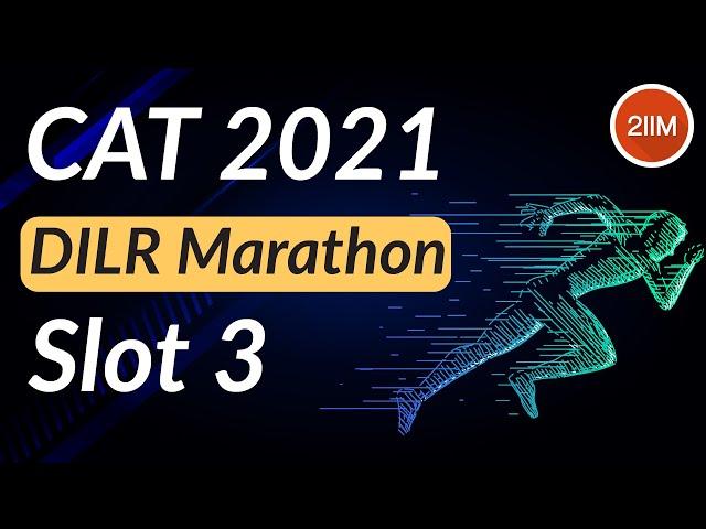 CAT 2021 Slot 3 DILR | CAT Previous Year DILR Solutions | 2IIM CAT Preparation