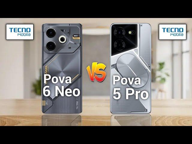 Tecno Pova 6 Neo 5G Vs Tecno Pova 5 Pro 5G