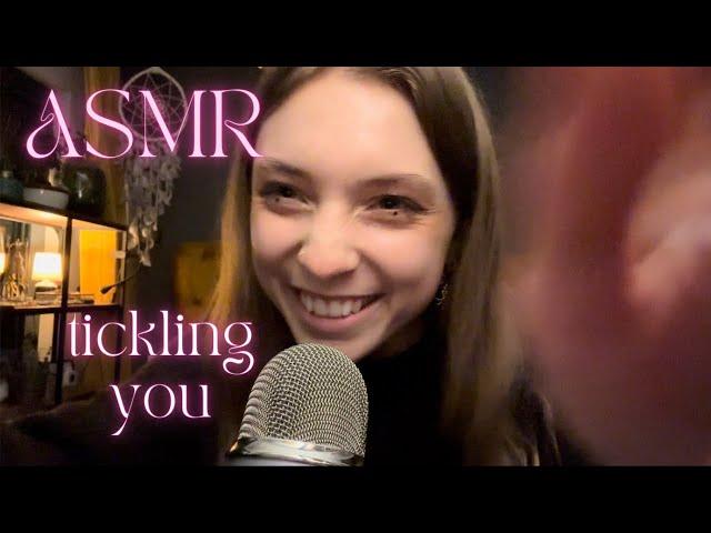 ASMR • tickle tickle!  tickling you for a better mood 