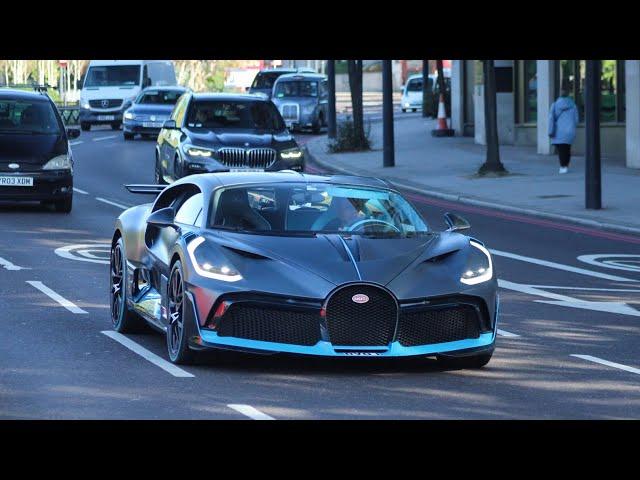 I spent two days car spotting in Central London, this is what I saw… (Bugatti Divo!!! Chiron…)