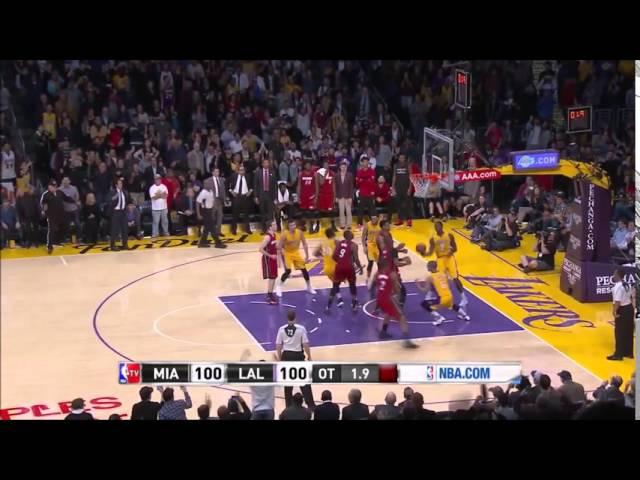 Winning move | Miami Heat vs LA Lakers | March 30, 2016 | NBA 2015-16 Season