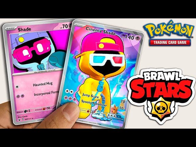 THE BEST BRAWL STARS POKÉMON CARDS!  (SHADE / MORTIS / LILY / AND MORE!!!)