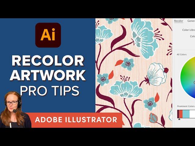 Pro Tips for Illustrator's Recolor Artwork + Spoonflower Color Map