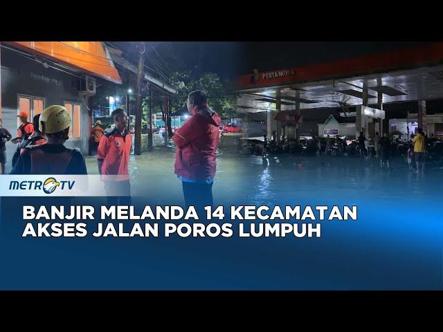 Kabupaten Maros, Sulawesi Selatan Dilanda Banjir! Sejumlah Jalan Besar Terendam Air