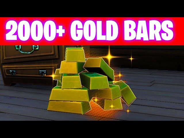 Fast Method To Collect Gold Bars in Fortnite Chapter 4 Season 1