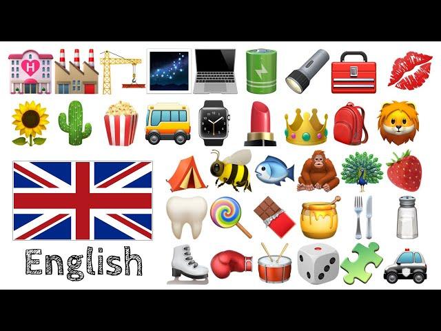 Learn 400 words - English with Emoji -  ⌚️