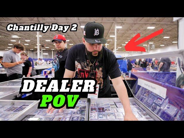 Sports Card dealer POV at The Chantilly Card Show! Day 2 Vlog