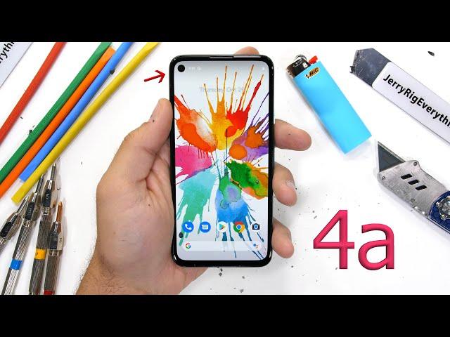Google Pixel 4a Durability Test! – Simply Solid?