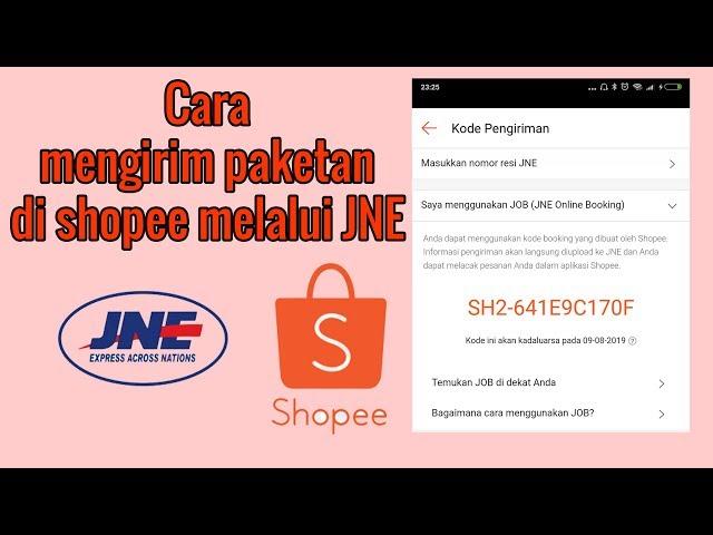 #JNE #VIASHOPEE CARA KIRIM PAKET SHOPEE VIA JNE #SHOPEE