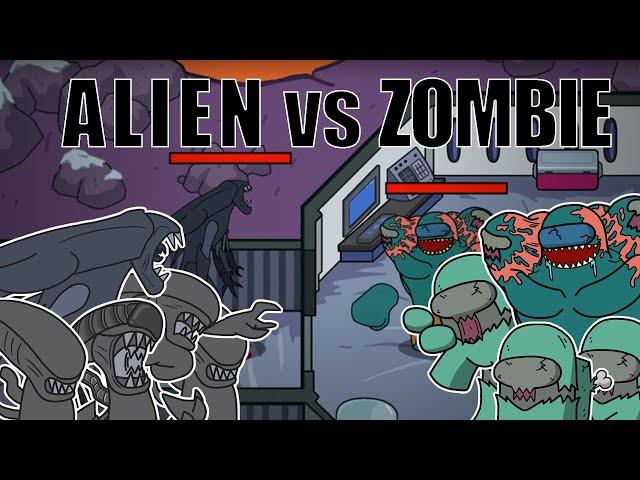 Alien VS Zombie | Among Us Animation