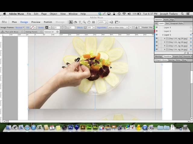 Adobe Muse CC Parallax Tutorial | Sliding Panels