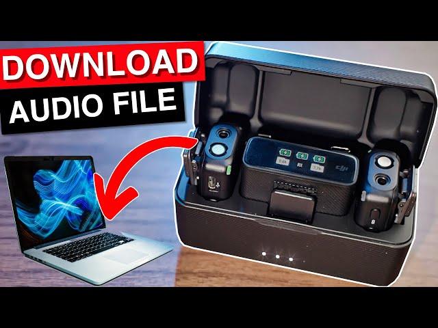 How to correctly download audio files from DJI Mic