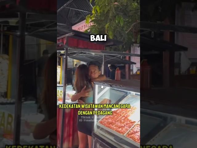 Pedagang Vs Cewek Bule Bali  #shorts