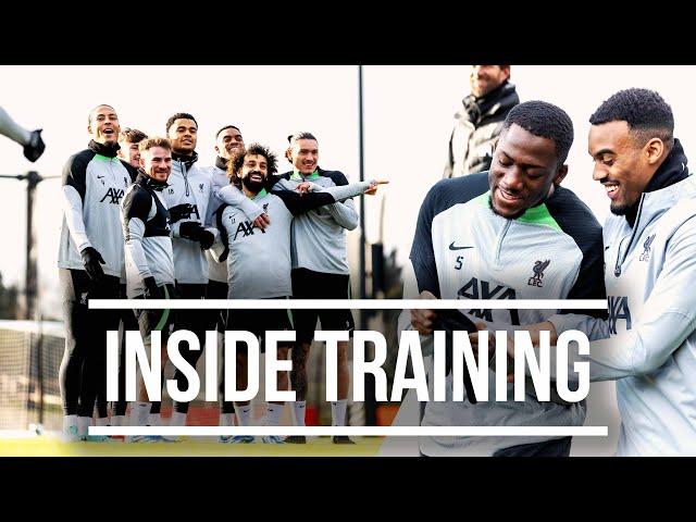 Boss Goals, Big Saves & Forfeits! | Inside Training | Liverpool FC