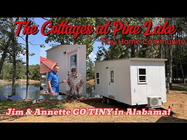 Jim & Annette Go Tiny at The Cottages at Pine Lake (candid intro conversation) + #TinyHomeTour