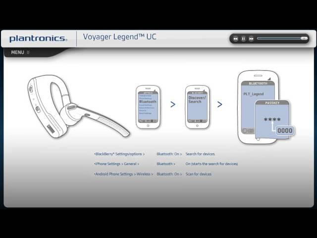 Voyager Legend UC Video Setup Guide