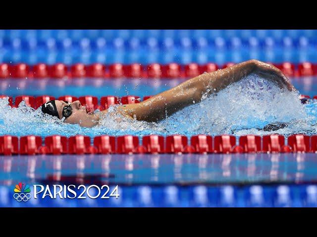 Katie Grimes holds on to 400m IM final win at Olympic Trials, earns pool spot for Paris | NBC Sports