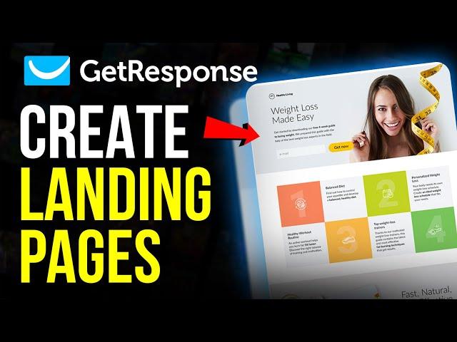 GetResponse Landing Page Tutorial 2024 (How to Create Landing Pages with GetResponse)