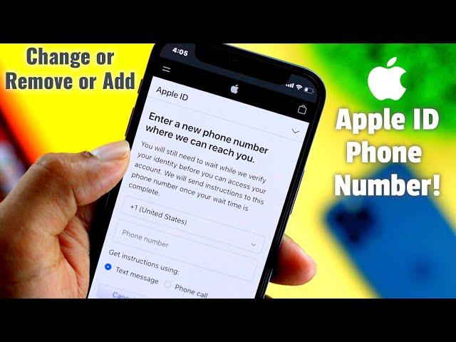 Remove or Change Trusted phone Number on Apple ID! (How to on iPhone)